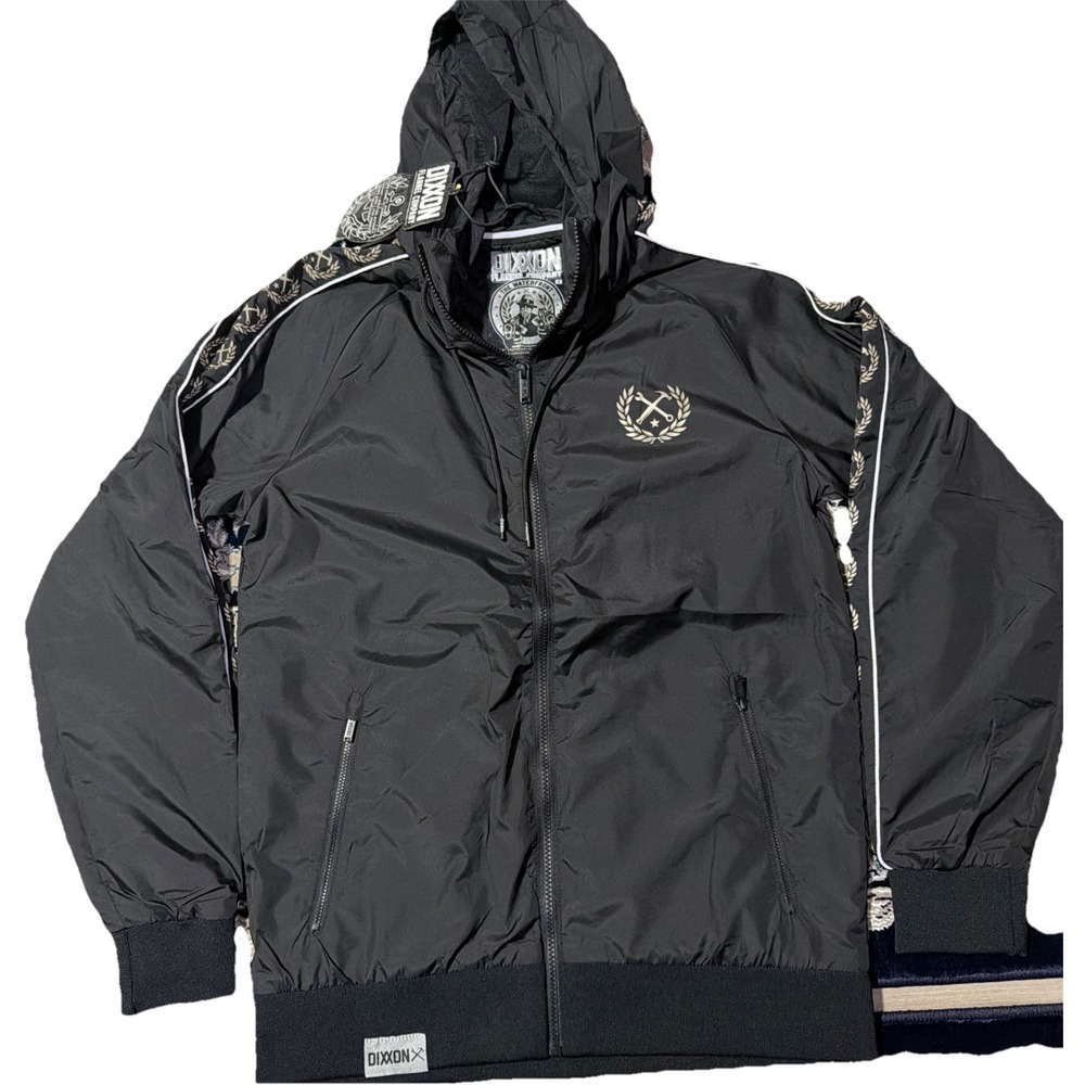 NWT Dixxon Flannel Company Men's Small Waterfront Hoodie‎ Windbreaker/Jacket